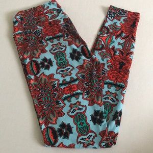 LuLaRoe OS One Size Leggings Vintage HTF Unicorn